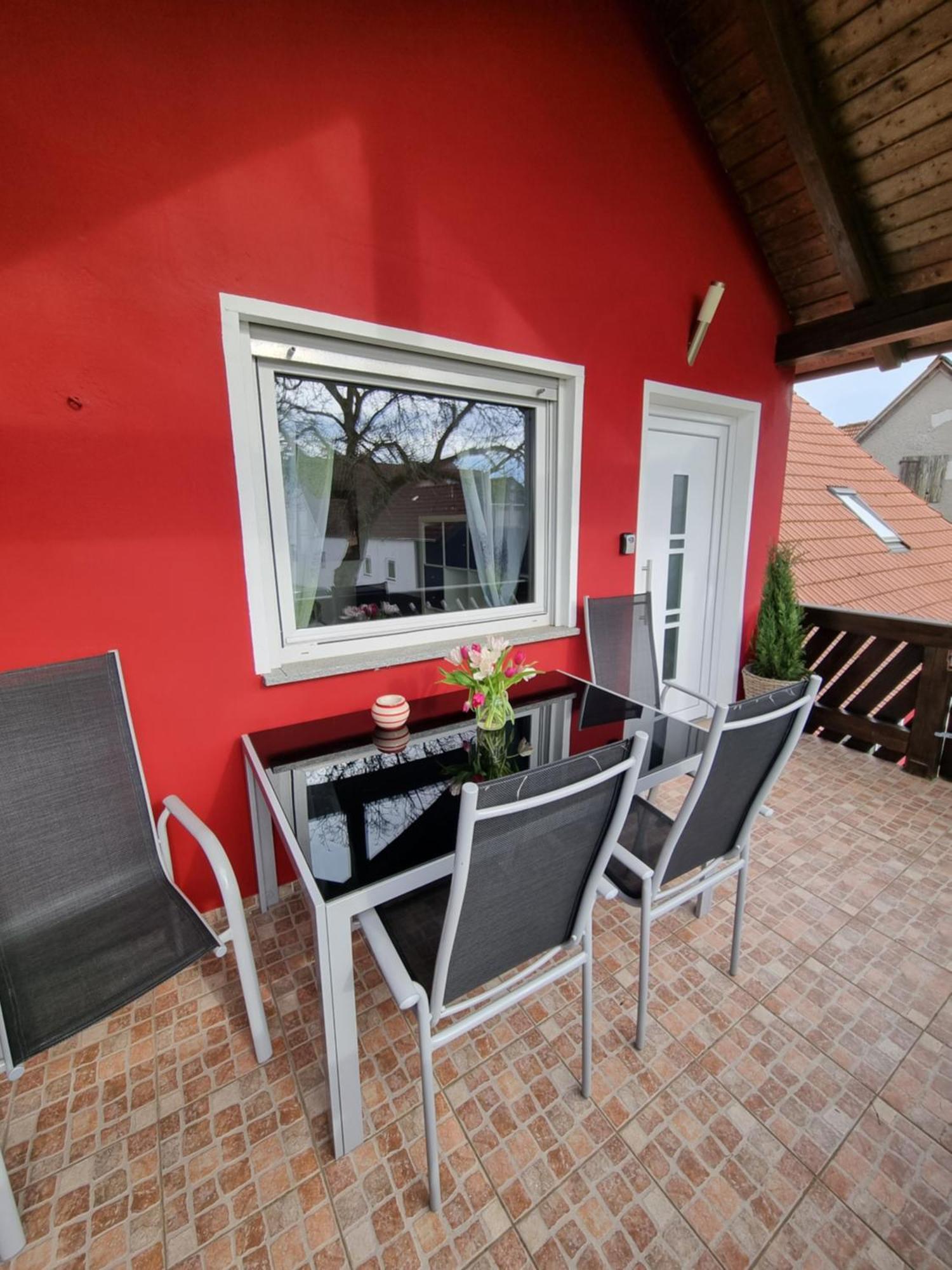 Ferienwohnung „Schau Ins Frankenland“ Burgpreppach エクステリア 写真