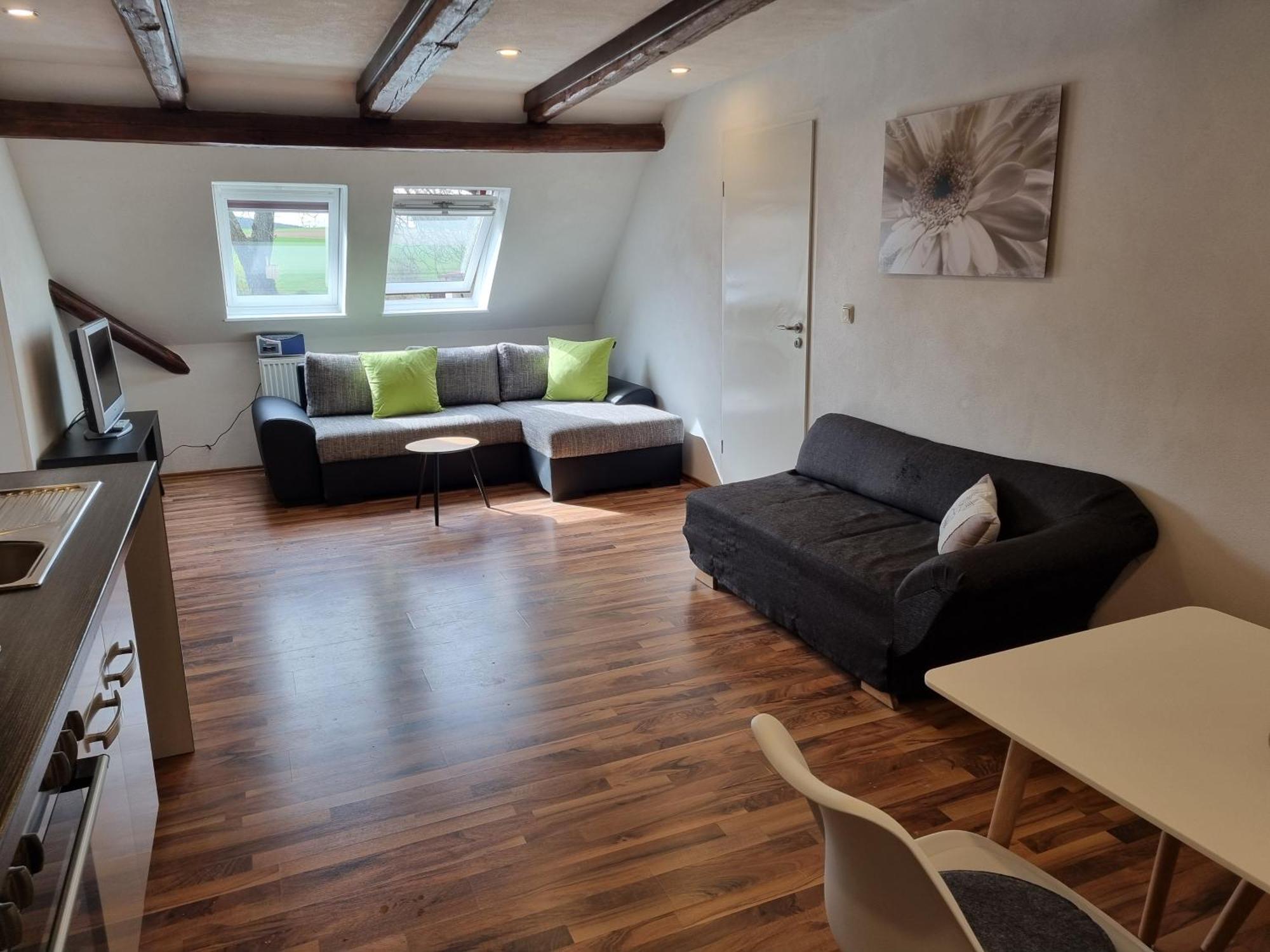 Ferienwohnung „Schau Ins Frankenland“ Burgpreppach エクステリア 写真