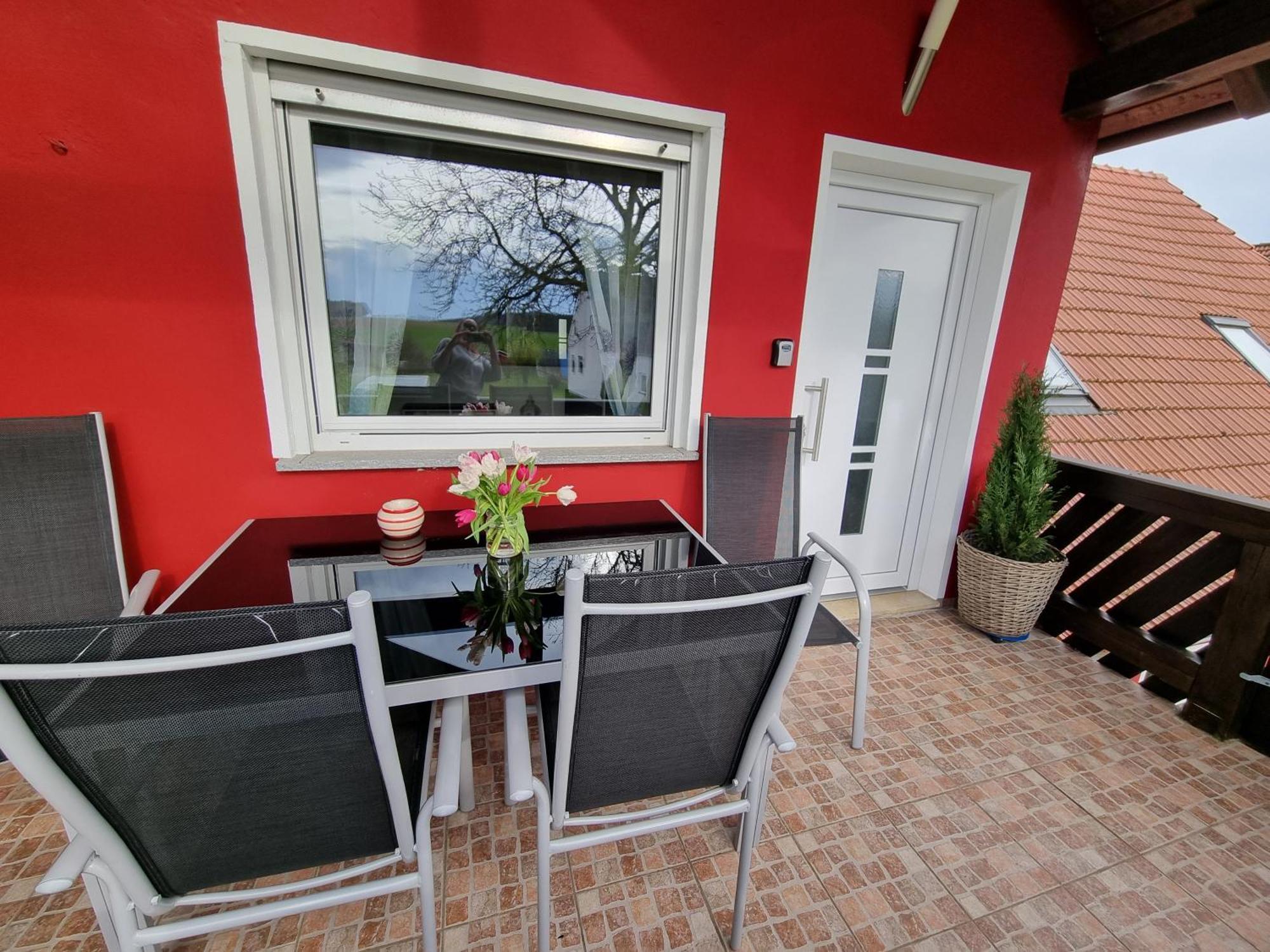 Ferienwohnung „Schau Ins Frankenland“ Burgpreppach エクステリア 写真