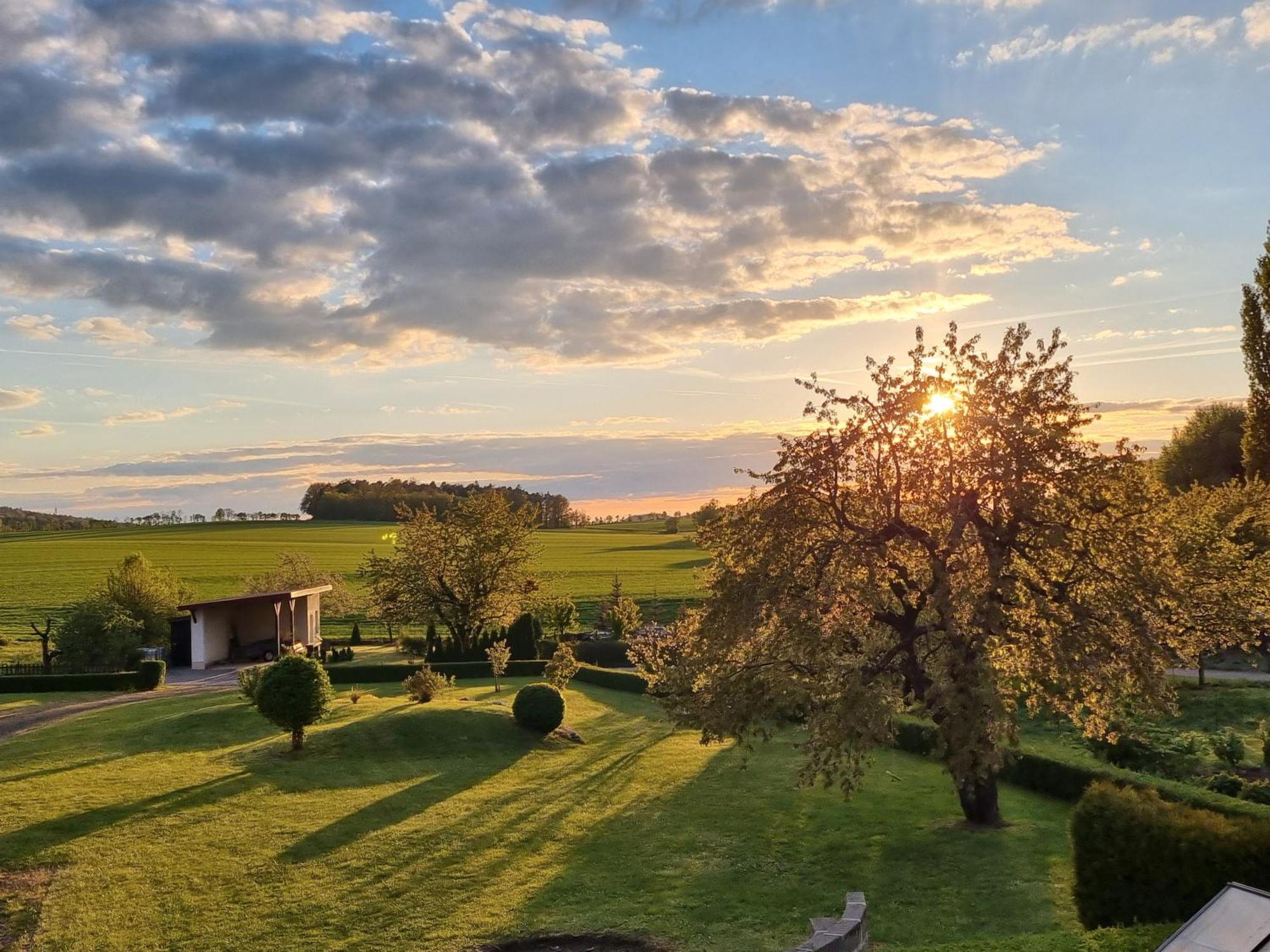 Ferienwohnung „Schau Ins Frankenland“ Burgpreppach エクステリア 写真
